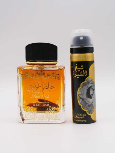 Pure Oudi Spray By Lattafa+ Free Deodorant